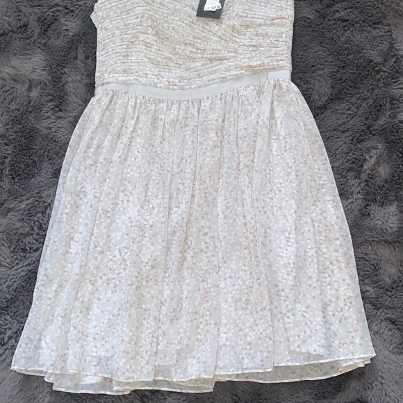 Armani Exchange Gray Marble Patterned Flare Dress - Picture 3 of 5